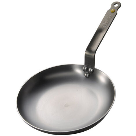 De Buyer DB5611-24 B Element Padella Omelette, 24 cm, Ferro