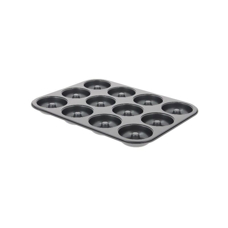 Plaque 12 moules mini savarins 7CM - De Buyer