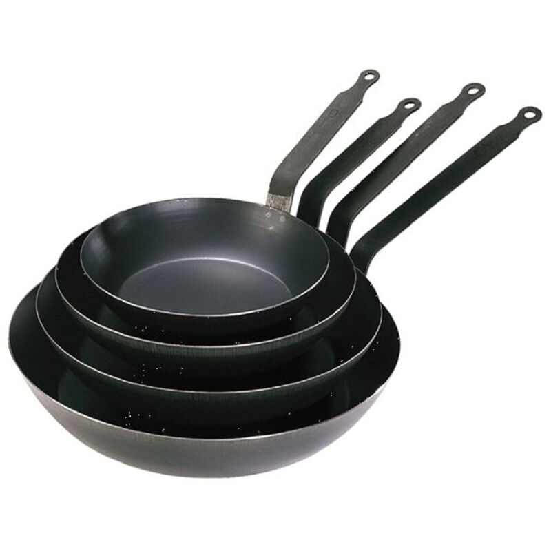 Lyonnaise poele tole bleuie 20CM - De Buyer