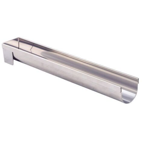 De Buyer - Gouttière ronde pour bûche ronde 30x4 cm en inox