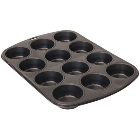 DE BUYER - MOULE 12 MUFFINS ACIER ANTI ADHESIF