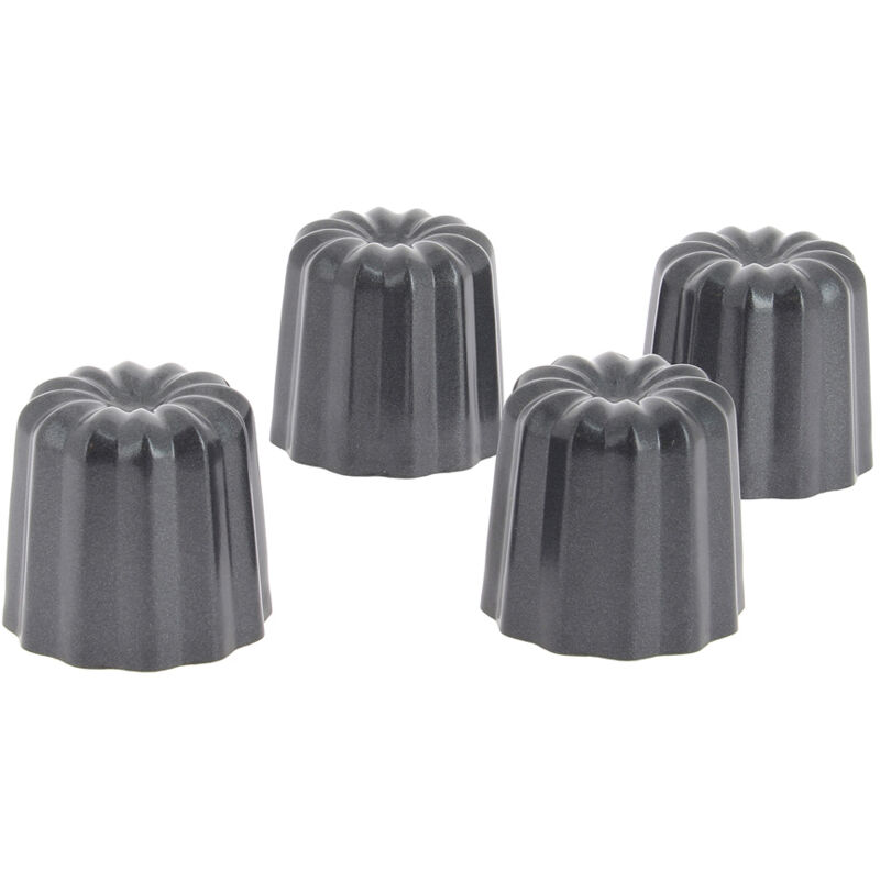 Moules a canneles 5.5CM /4 acier antiadherent - De Buyer