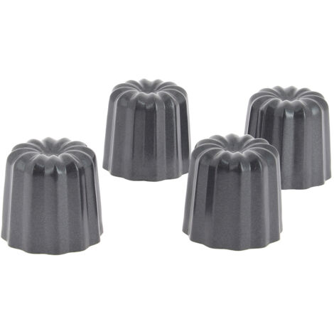 DE BUYER - MOULES A CANNELES 5.5CM /4 ACIER ANTIADHERENT
