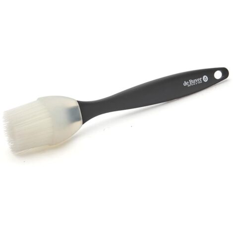 De Buyer Pennello in Silicone da Pasticceria, Lunghezza 25 cm, 4807.60N, Nero