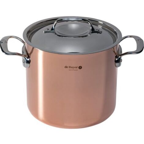 De Buyer Prima Matera Bratentopf Kupfer/Edels. extra hoch 20cm in