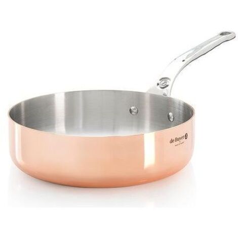 De Buyer Prima Matera Pentolino Rame-Inox 20cm Dritto per Induzione