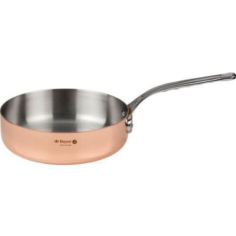 De Buyer Prima Matera Sauteuse Kupfer/Edels. 24cm gerade ind.