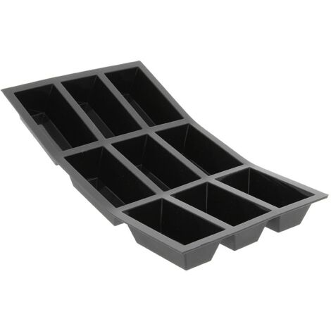 De Buyer Stampo Dolci Moul'flex Silicone Nero cm. 30x17,5, 1976.01