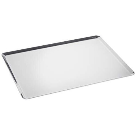 De Buyer teglia in acciaio inox Vassoio rettangolare per cottura in forno, 3361.40, inossidabile, Lunghezza cm 40, larghezza cm 30