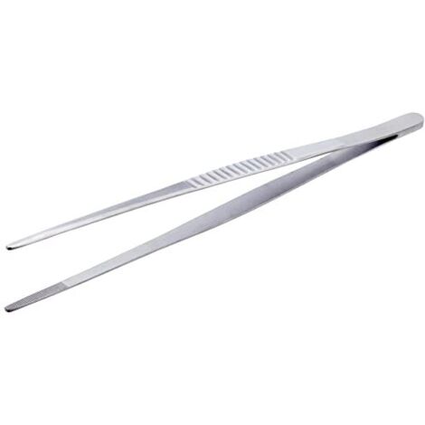 De Buyer Utensile in acciaio Pinza dritta inossidabile, 4238.25, Lunghezza cm 25