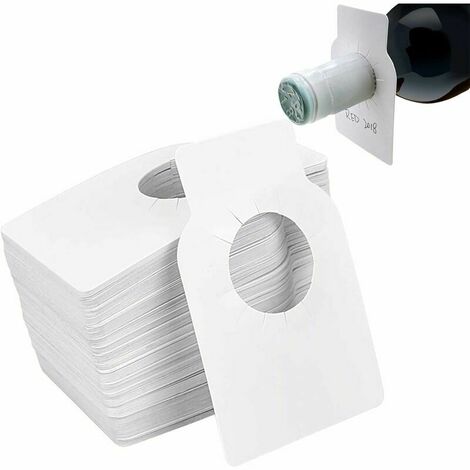 De Cave à Vin Étiquettes Réutilisables Vin Étiquettes De Bouteille De Vin Étiquettes Vierges Pvc Étiquette Cadeau Craft Plastique Pour Bouteille De Vin Et Caves Blanc 500 Pièces Blanc
