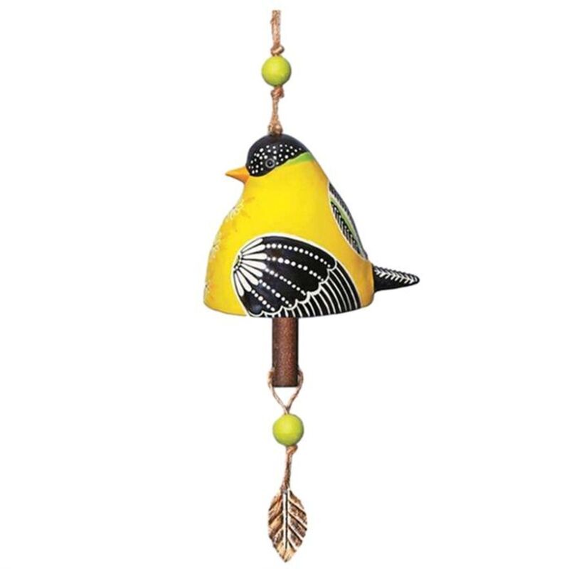 de Cloche de Chant D'Oiseau, Carillon à Vent Rustique Suspendu, Pendentif de Cloche de Tube en MéTal Pendentif de Cloche de Porte C