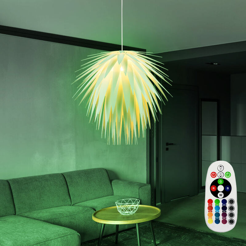 

Extravagante lámpara colgante de techo que cambia de color para sala de fiestas en un juego que incluye LED RGB