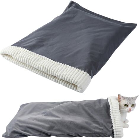 de couchage pour chat sac de couchage en peluche confortable
