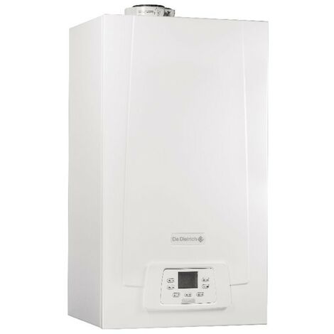 De Dietrich – Chaudière gaz à condensation 24 kW – Murale avec micro-accumulation – Évacuation ventouse – Rendement 108,9 % – Silencieuse < 50 dB(A) - HX101