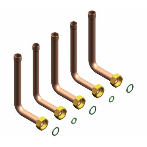 De Dietrich – Kit tubulures de raccordement pour cadre réhausseur chaudière MCR MCX – Filetage plomberie – Montage remplacement - 100009391