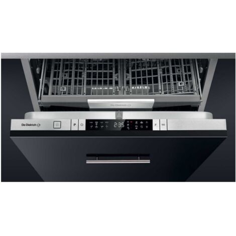 De Dietrich – Lave-vaisselle tout intégrable 60cm 15 couverts 42dB – Moteur inverter silencieux – 8 programmes – DCJ532DQX
