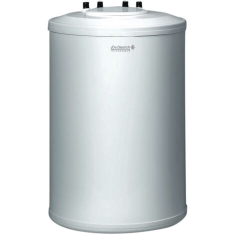 De Dietrich – Réservoir d'eau chaude sanitaire émaillé 130L – Installation au sol – Protection anode magnésium – Échange thermique efficace