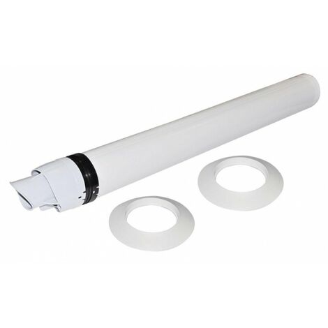 De Dietrich – Ventouse horizontale Ø 60/100 mm – Charge maximale optimisée pour systèmes de ventilation – Installation simplifiée – Évacuation fumées et gaz - Dy920