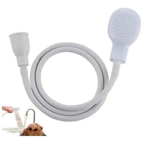 De Douche - Douchette En Plastique Avec Raccord Universel Pour Évier, Tuyau De Pulvérisation Portable Pour Animal Domestique