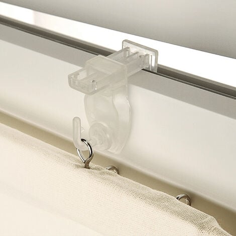 MADECOSTORE de fixations transparentes sans percer à serrer pour store bateau - Transparent - Transparent