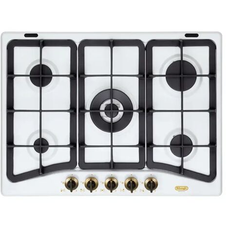 De Longhi BF57PRO Piano Cottura a Gas Bianco
