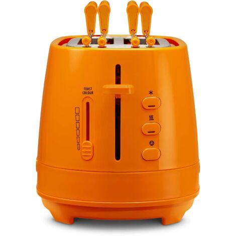 De Longhi CTLAP2203.O Tostapane 2 Fette Arancione 550 W