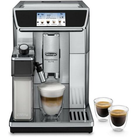 DE LONGHI ECAM 650.75.MS macchina da caffè automatica con macinacaffè PrimaDonna Elite - Inox