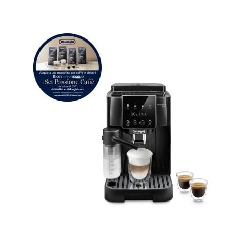 DELONGHI De’Longhi Magnifica Start ECAM220.60.B Macchina da caffè automatica Black. Tipo di prodotto: Macchina da caffè con filtro, Capacità tanica acqua: 1,8 L, Tipologia di caffè utilizzato: Chicchi di caffè