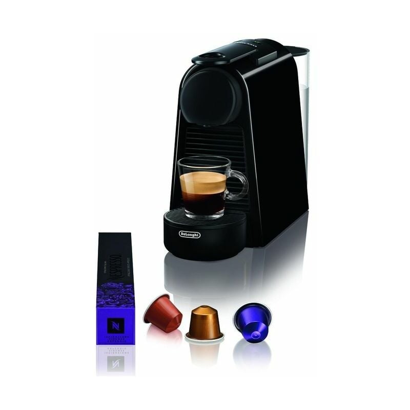 Image of DeLonghi EN85.B Essenza Mini Macchina da Caffe' Sistema Nespresso Potenza 1150 W Capacita' 0,6 Litri Energy Saving Flow Stop Nero