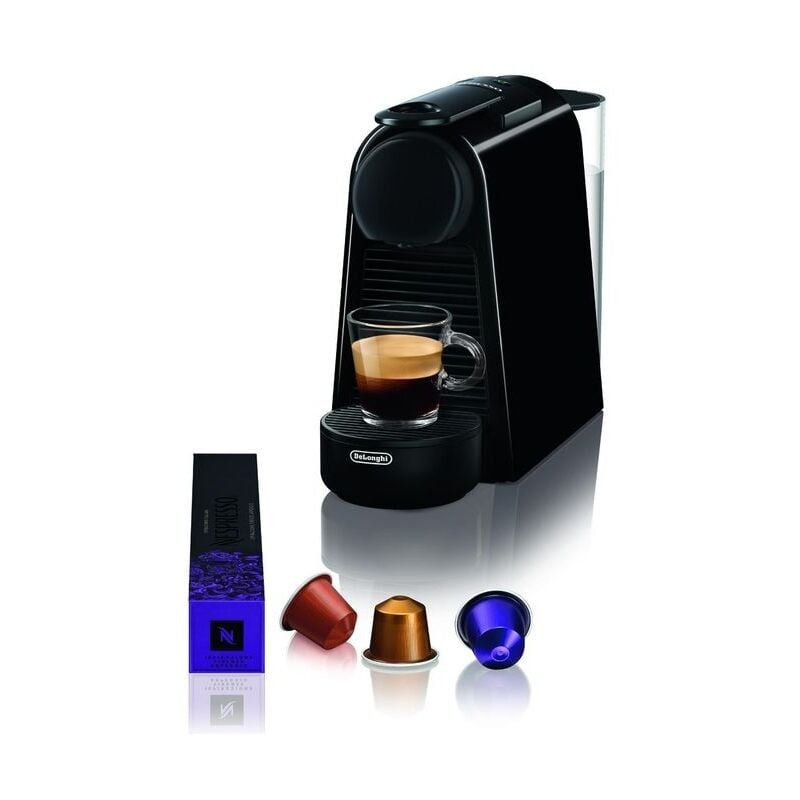 Image of DeLonghi EN85.B Essenza Mini Macchina da Caffe' Sistema Nespresso Potenza 1150 W Capacita' 0,6 Litri Energy Saving Flow Stop Nero