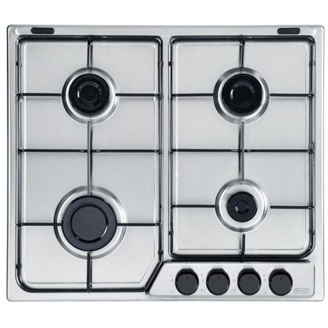De Longhi FFA 46 ASV Linea Family Piano cottura a Gas 4 Zone Serigrafia laser 60 cm Acciaio Inox