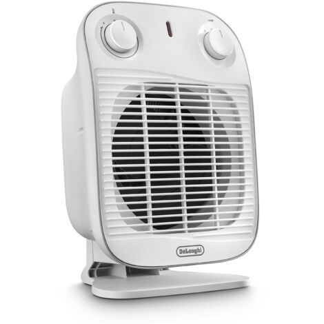 De Longhi HFS50A20.WH stufetta elettrica Interno 2000 W Riscaldatore ambiente elettrico con ventilatore  Bianco