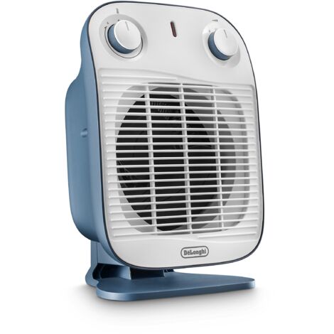 De Longhi HFS50B20.AV Interno 2000 W Riscaldatore ambiente elettrico con ventilatore Blu Bianco
