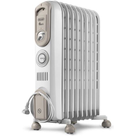 De Longhi ÖLRADIATOR VENTO      2500WATT (V550918T.WB TIMER WS)