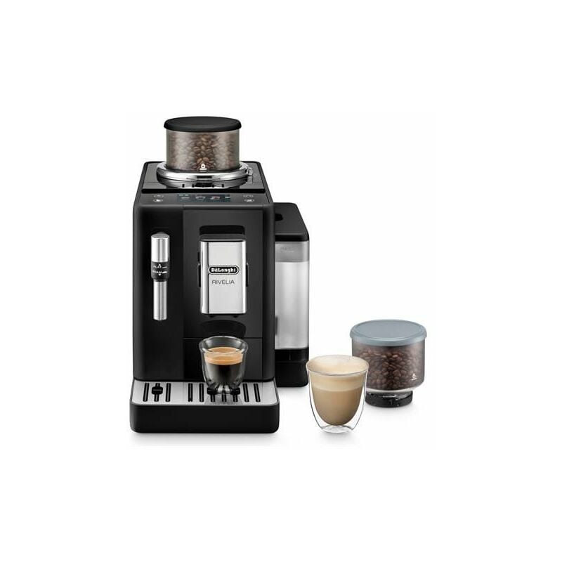 Image of De longhi macchina da caffè espresso automatica rivelia serbatoio 1.4 lt. potenza 1450 watt colore nero - 8004399026582