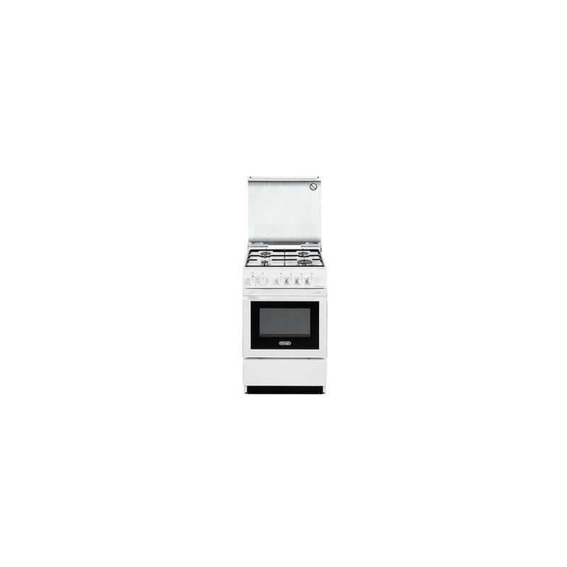 Image of Delonghi - sew 554 n ed Cucina Gas 4 Fornelli con Forno Elettrico da 50 cm Bianco