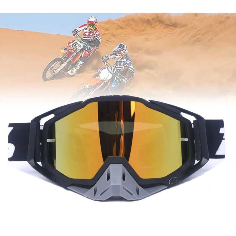 De Moto Sécurité, Lunettes Moto Tout Terrain, Lunettes De Motocross, Convient Aux Motos, Voitures De Course, Courses Tout-Terrain, Motos