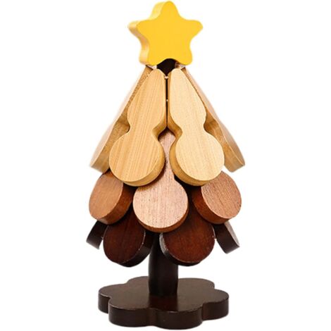 de Nol Lot de 3 sous verres en bois pliables Dessous de