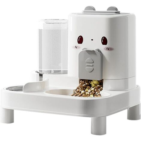 de Nourriture et Fontaine Eau pour Chat Distributeur de