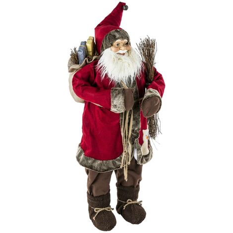 De pie tradicional santa claus - Atmosphera créateur d'intérieur
