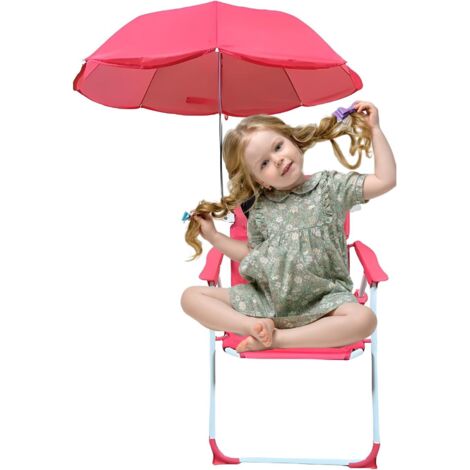 De Plage pour B b avec Parasol Si ge De Camping Pliable
