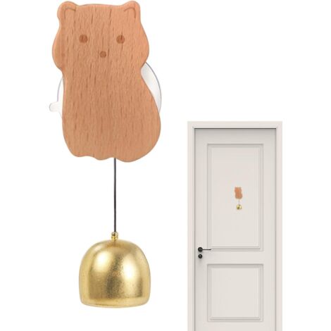 de porte d’entrée d’oiseau, Sonnette de porte chat chien baleine, carillon à ventouse pour entrée d'entreprise, autocollant de réfri