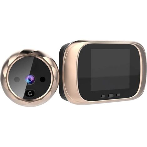 De porte numérique - 2,8'' - Écran LCD - Vision nocturne - Surveillance de porte numérique Ordyk-alovez
