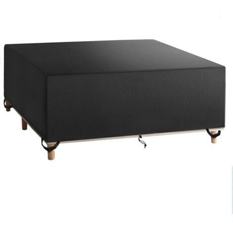 De Protection Salon De Jardin 250x250x90cm, Étanche Robuste Tissu Oxford 420D Housse Protection Table De Jardin Exterieur, Résistance au Vent, Anti-UV