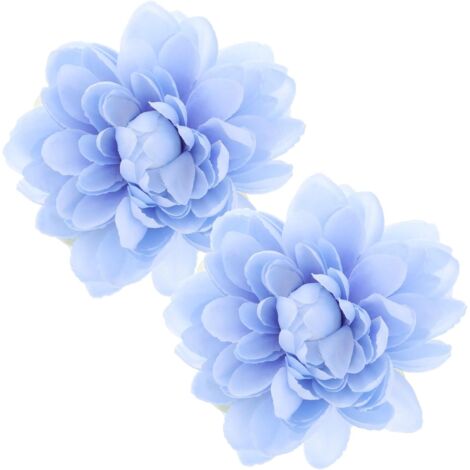de Rideaux Fleur 2 Pices Bleu Turquoise Motif Floral