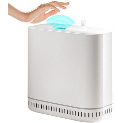 de salle de bain avec couvercle Poubelle compacte avec