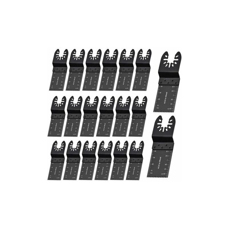 De Scie Oscillante Universelle À Dégagement Lot De 20 Lames Rapide Pour Dewalt Bosch Makita Fein Multimaster Dremel 35 Mm