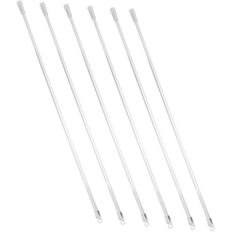 De Store Longues 48 Cm Transparentes en Plastique Crochets