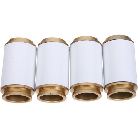 de Tringle Rideaux en Fer Forg Blanc Ivoire 22 MM Lot de 4
